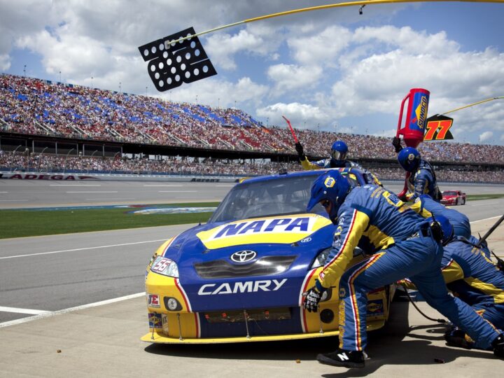 Adham finally won the final lap of car race