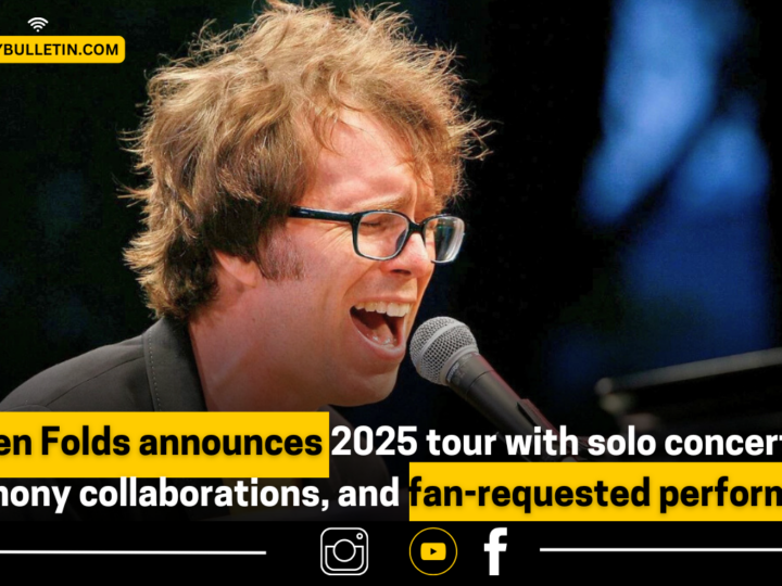 Ben Folds Announces 2025 Tour: Solo Concerts, Symphony Collaborations & Fan Requests