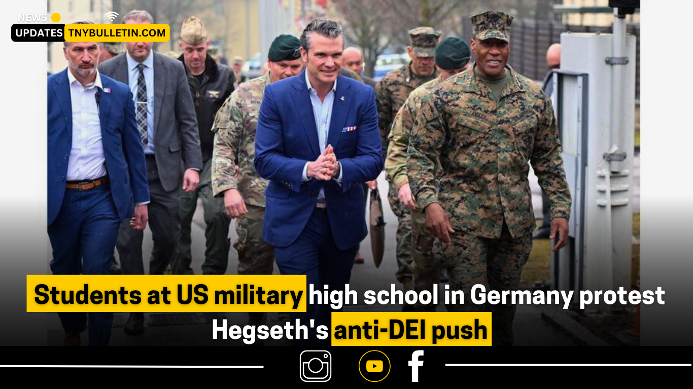 Students at US Military High School in Germany Protest Hegseth’s Anti-DEI Push: A Clash Over Inclusion