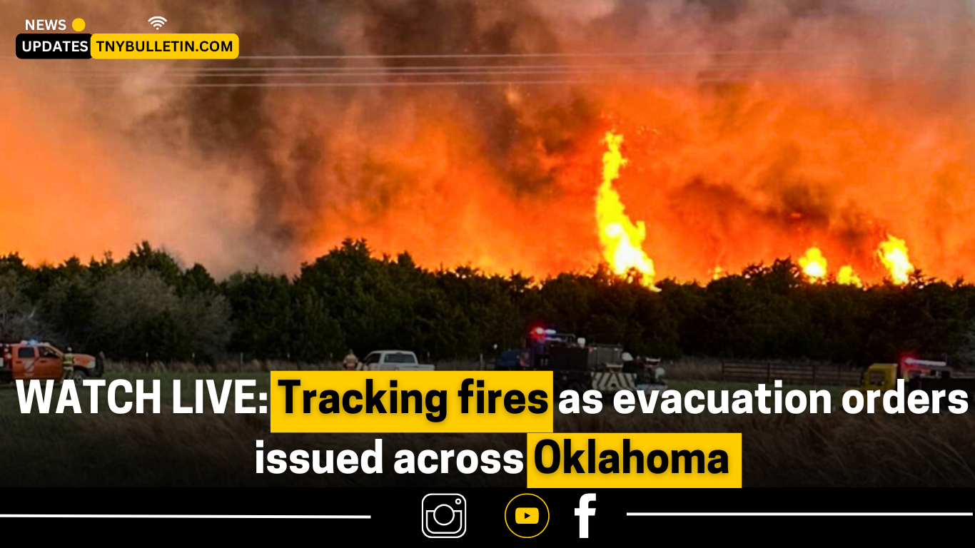 WATCH LIVE: Tracking Oklahoma Wildfires as Evacuation Orders Expand Statewide