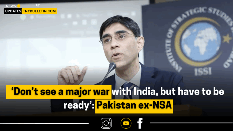 ‘Don’t See a Major War with India, but Have to Be Ready’: Pakistan Ex-NSA’s Strategic Outlook